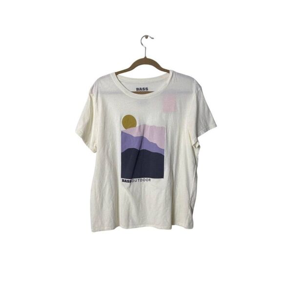 Bass Outdoor T-Shirt XL 100% Cotton Graphic Tee - Picture 1 of 4
